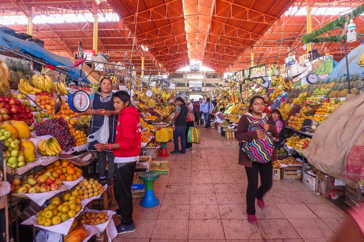 Mercado San Camilo in Arequipa, Peru