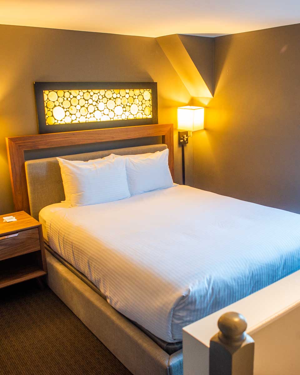 Our room at Adara Hotel in Whistler, BC