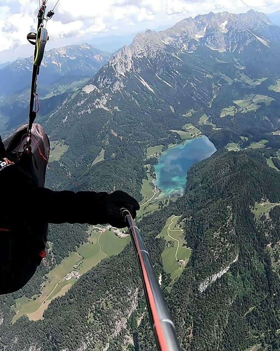 Paraglider view in Mendoza, Argentina