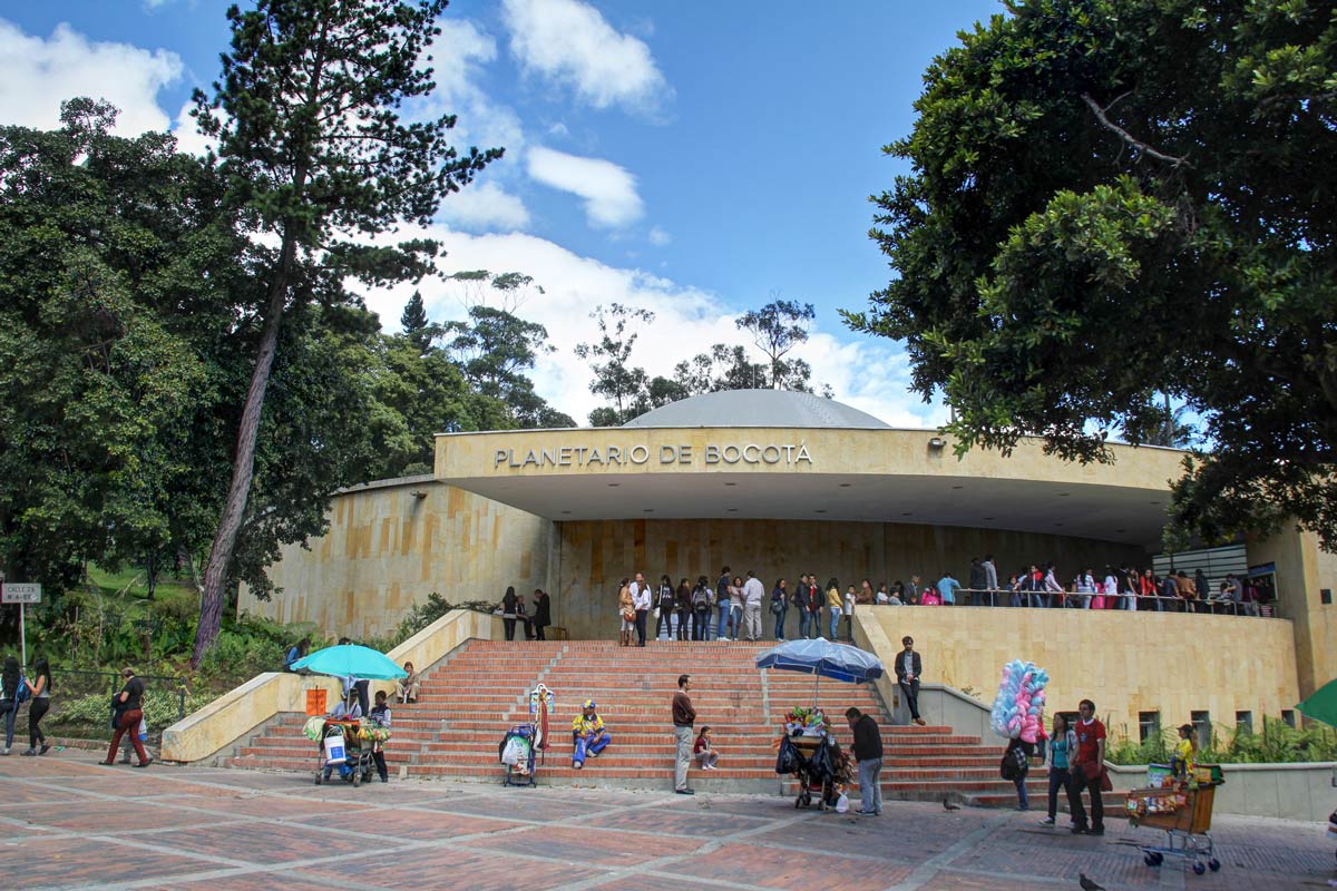 view of Planetarium Building in Bogota, Colombia
