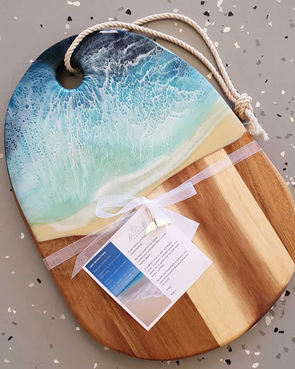 Serving board at Ningaloo Inspired Gallery