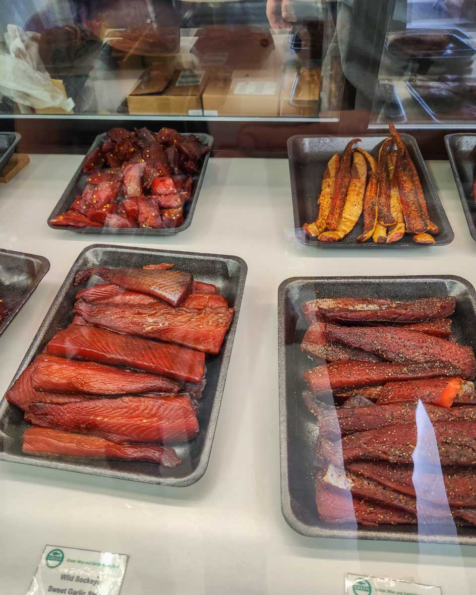 Smoked fish at Dockside Smoked Fish Store