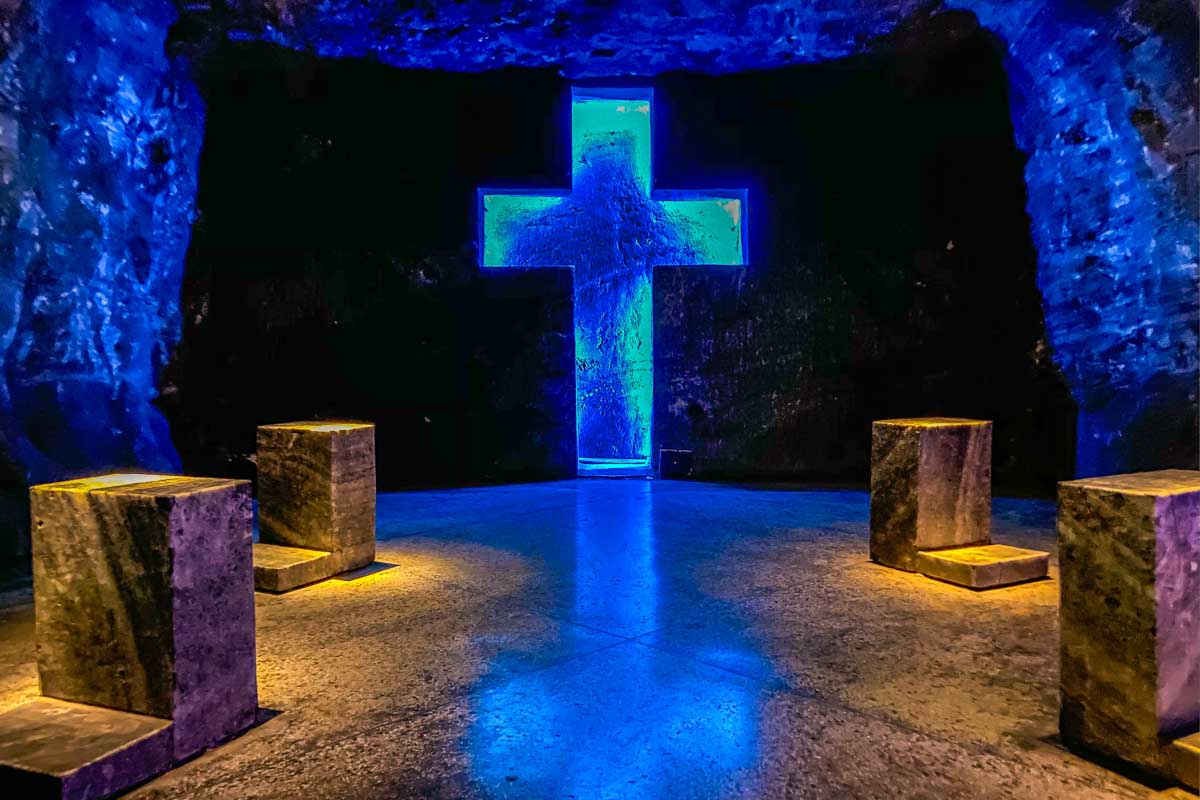 The Salt Cathedral in Bogota Colombia