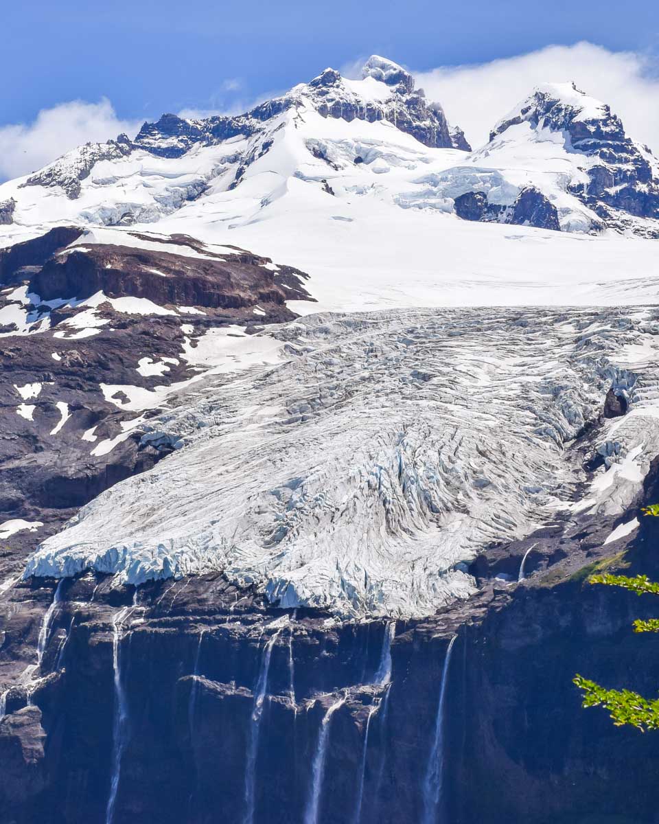 The hanging glacier on Cerro Tronador