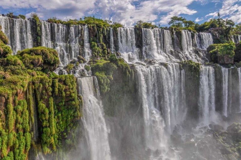Waterfalls at Iguazu Falls on the Argentinian side