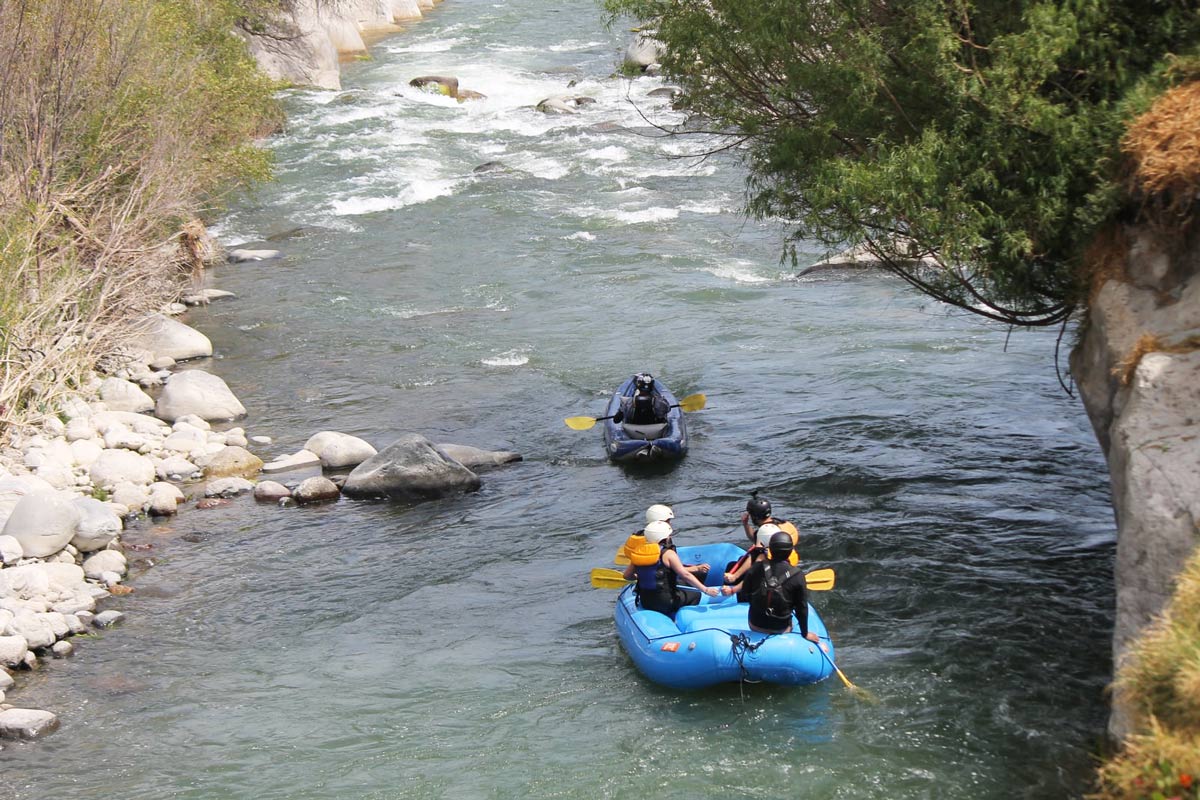 go white water rafting in Arequipa, Peru