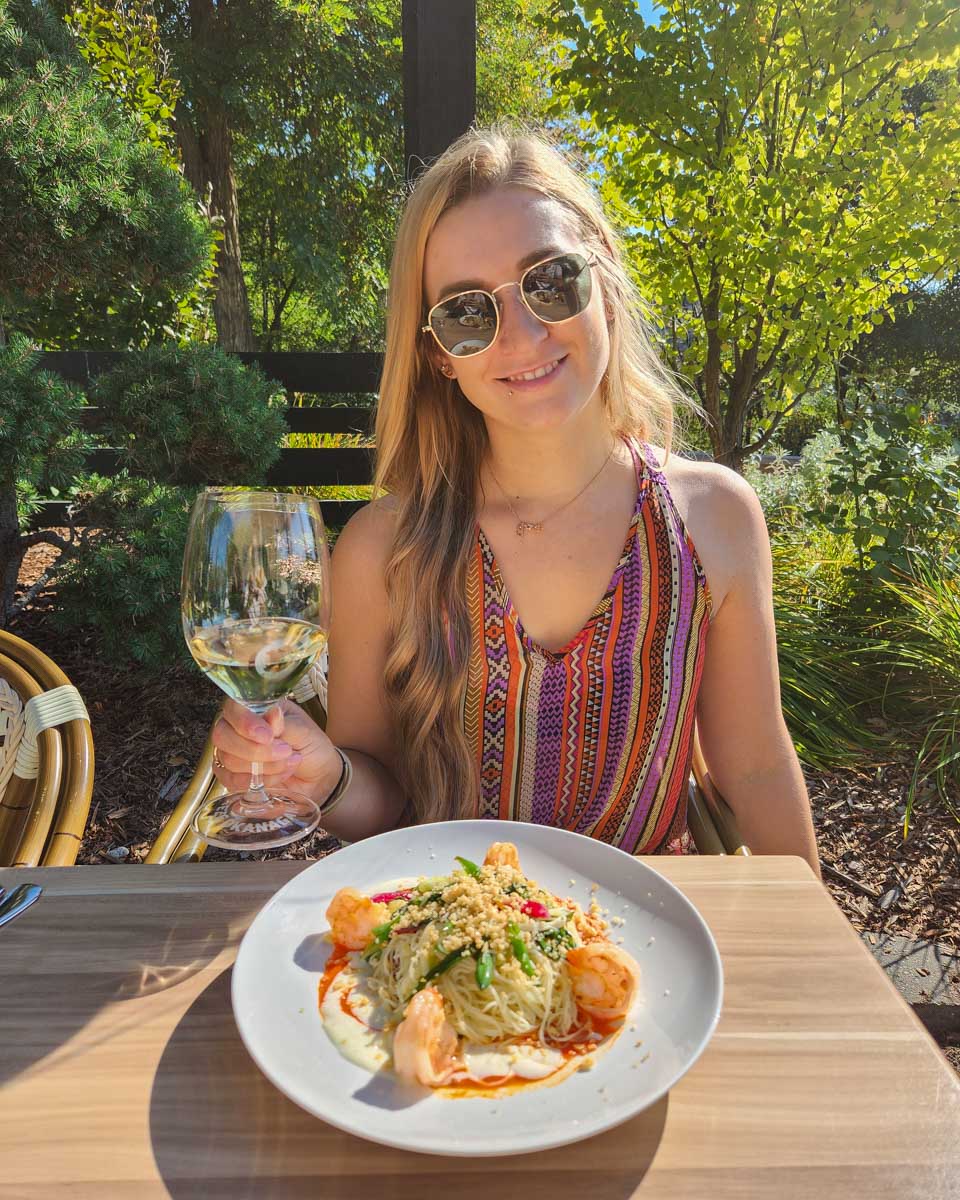 Bailey at Lake Breeze winery in Penticton