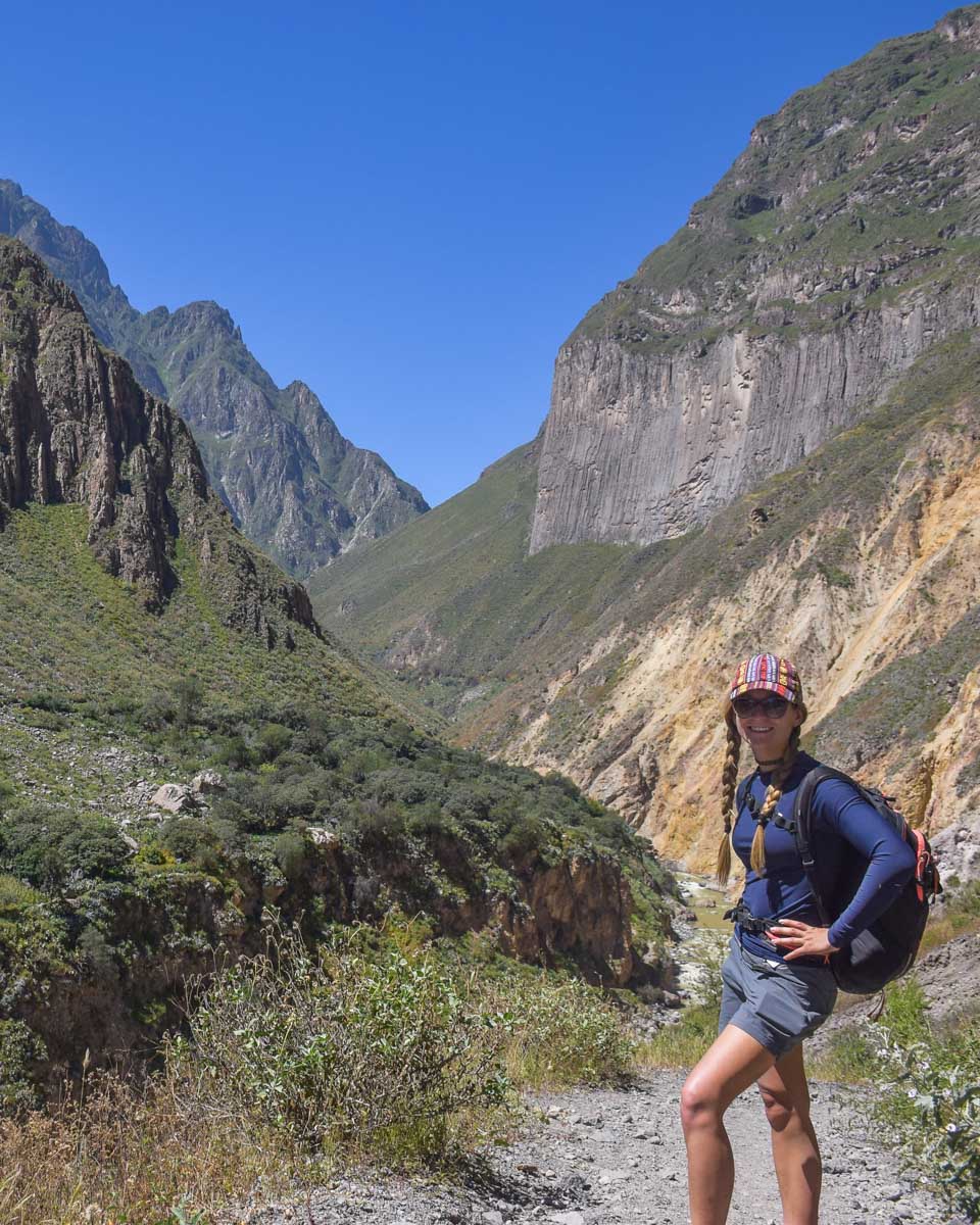Bailey in Colca Canyon, Peru