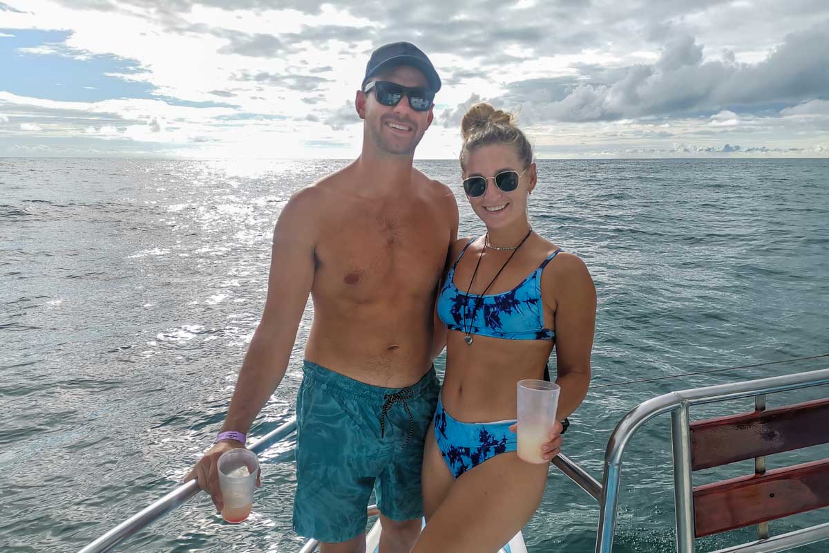 Daniel and Bailey in San Blas Islands