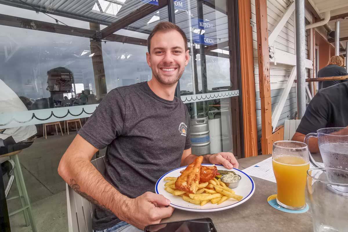 Daniel at Gage Roads Brewery in Perth