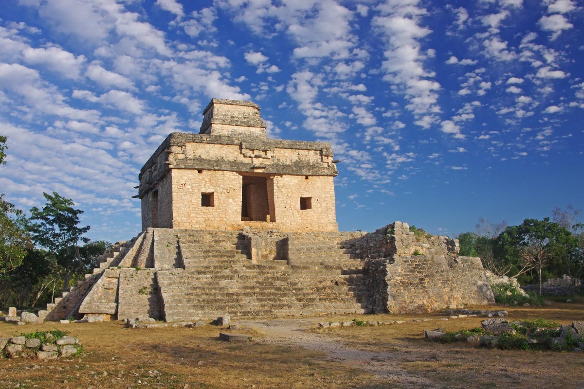 archaeological site of Dzibilchaltun in Mexico