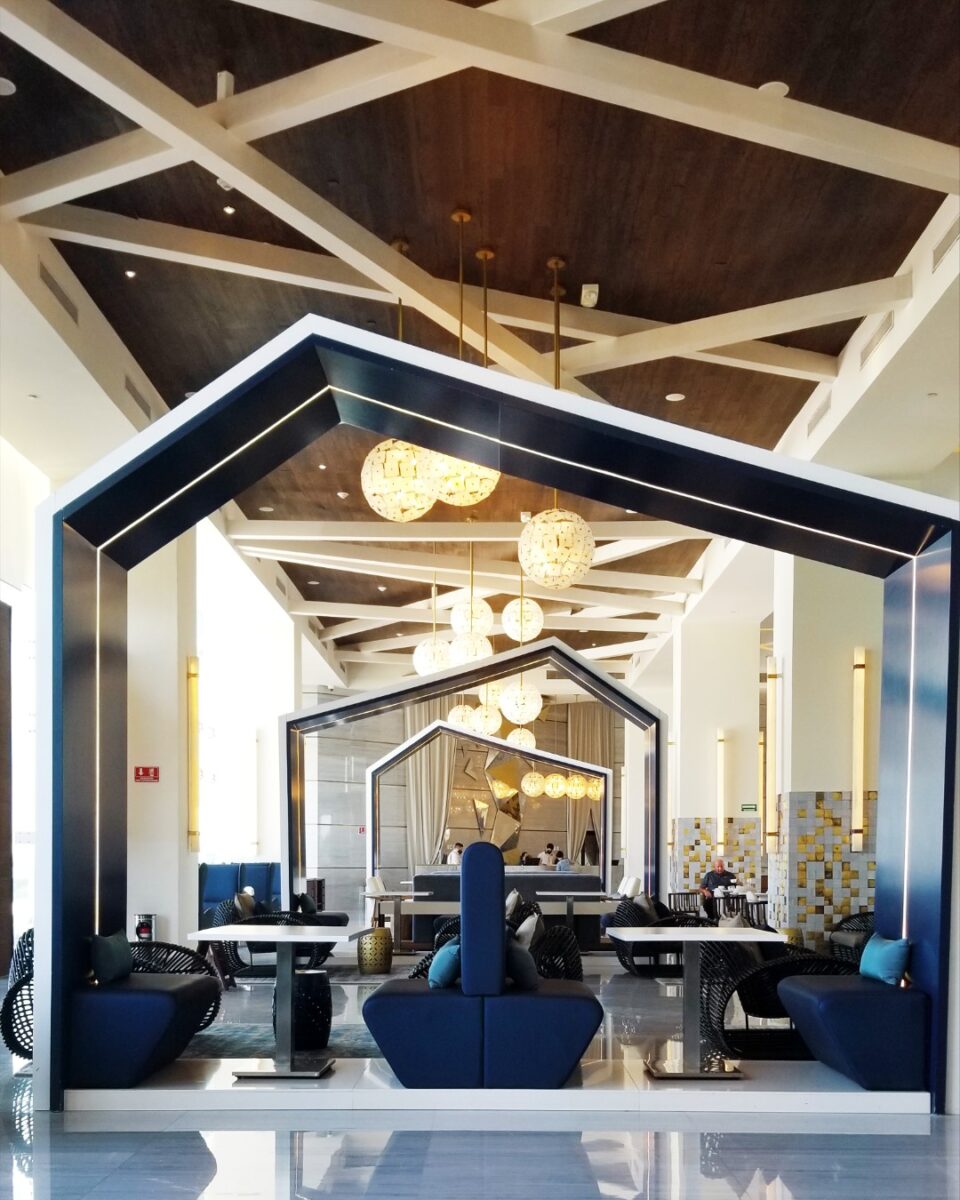 inside of Royalton CHIC Cancun