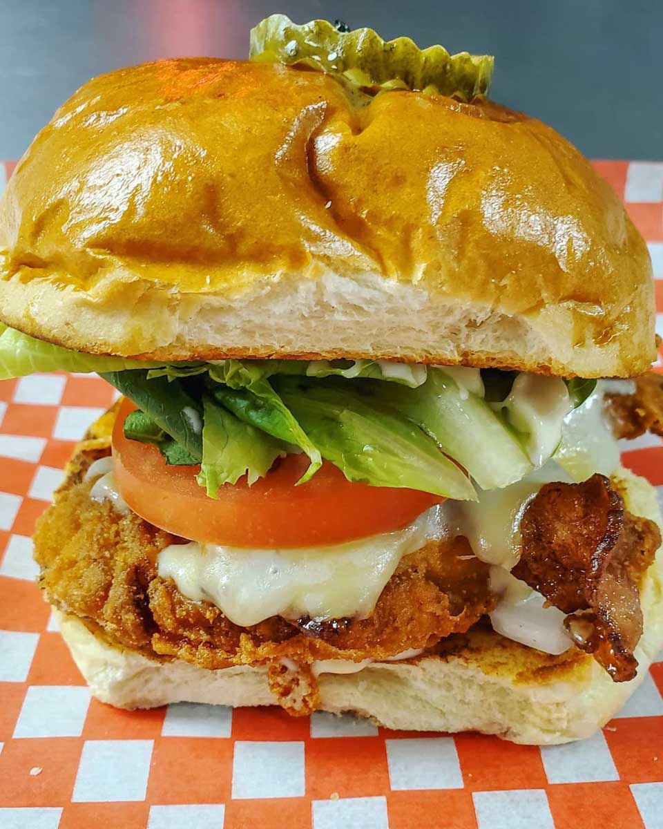 JV's DinerĀ Chicken burger