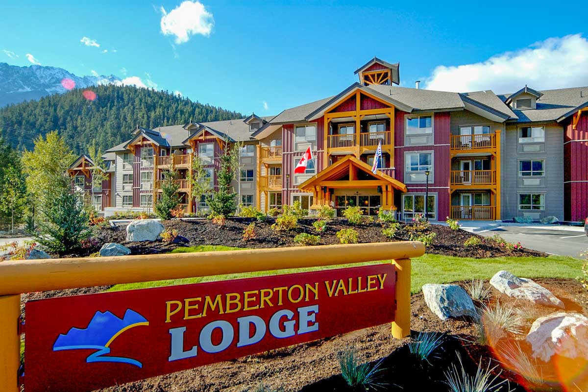 Pemberton Valley Lodge front of hotel