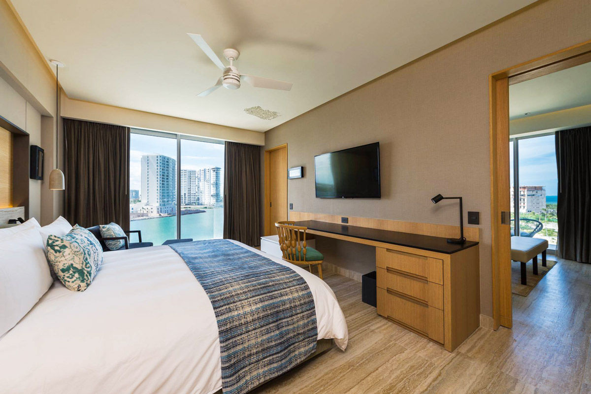 Room with a beautiful view at Renaissance Cancun Resort Marina, Mexico