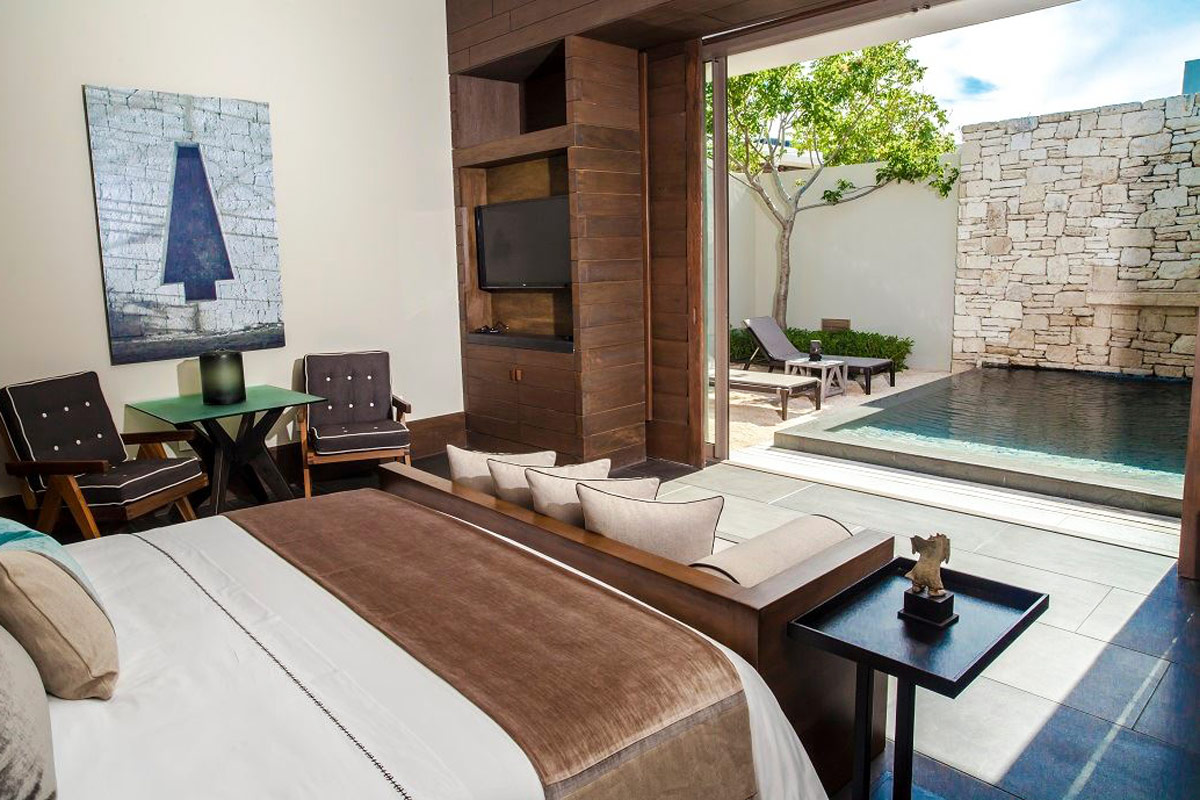 Suit with a private pool at Nizuc Resort & Spa in Cancun, Mexico