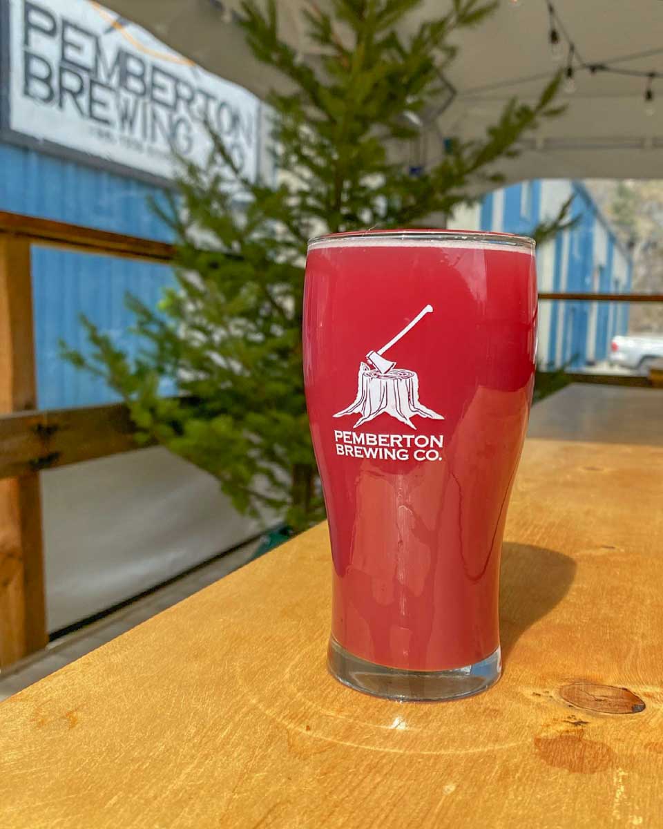 beer at Pemberton Brewing Company