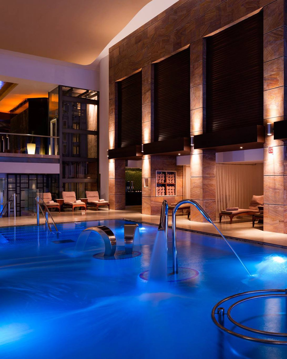 indoor pool at Grand Fiesta Americana Coral Beach Cancún, Mexico