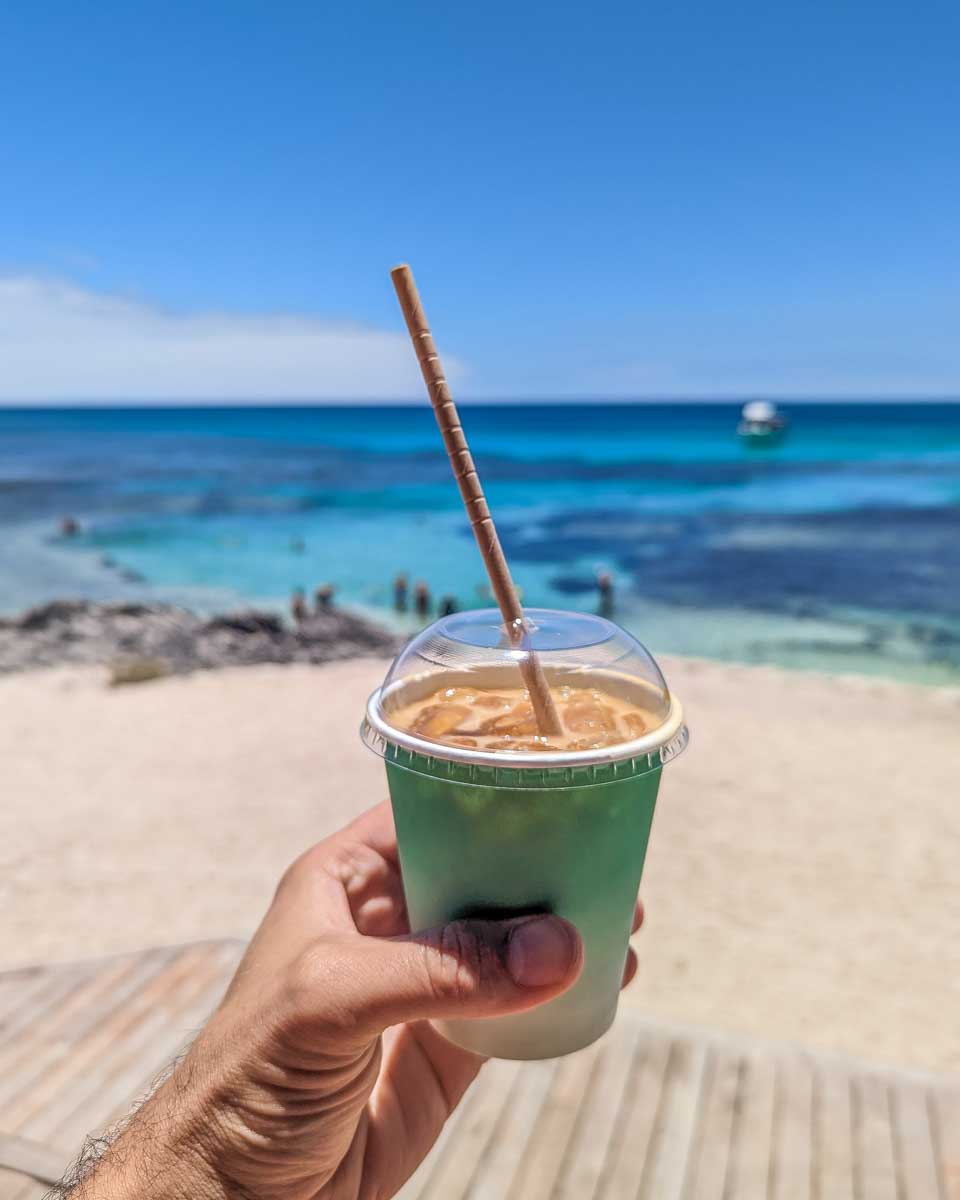 Cold brew coffee on Rottnest ISland