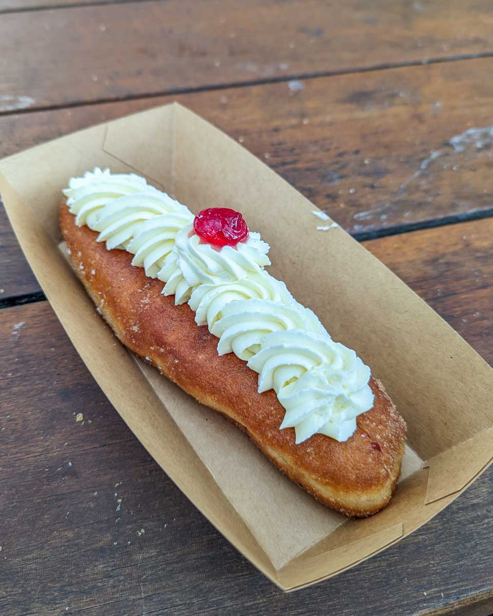 Donut from the Rottnest Bakery