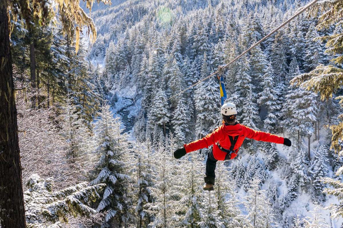 Winter Apres Tour from Ziptrek Ecotours in Whistler, Canada