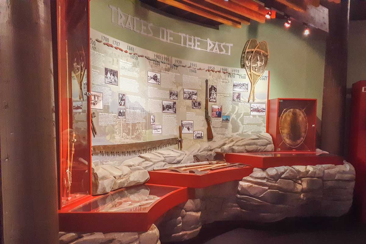 A display at Peter Lougheed Parks Discovery Centre