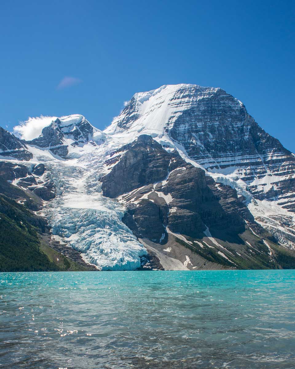 Berg glacier on Mount Robson, Canada
