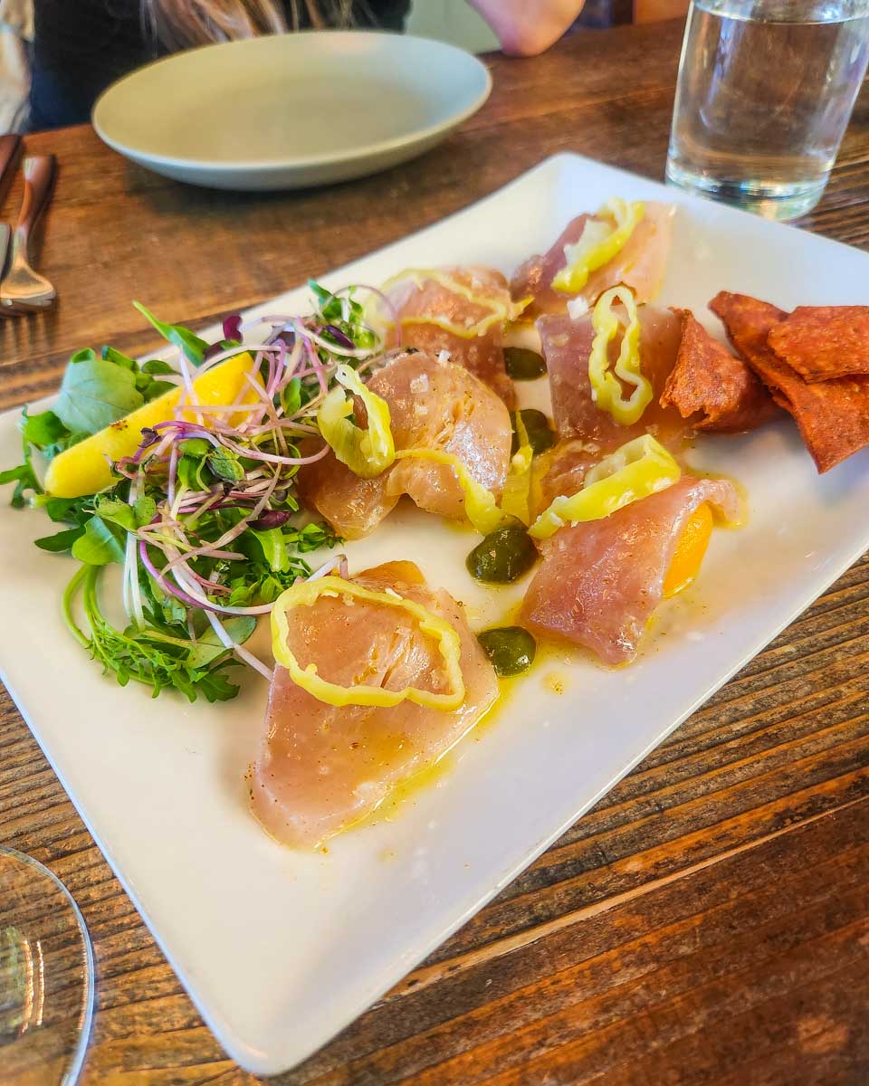 Fish on a food tour in Victoria, BC