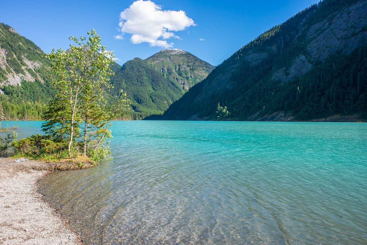 Kinney Lake in Mount Robson Provincial Park, Canada