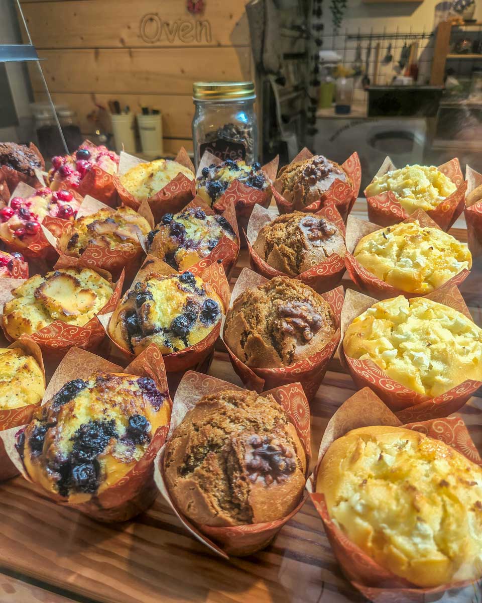 Muffins from the Lonsdale Quay Market