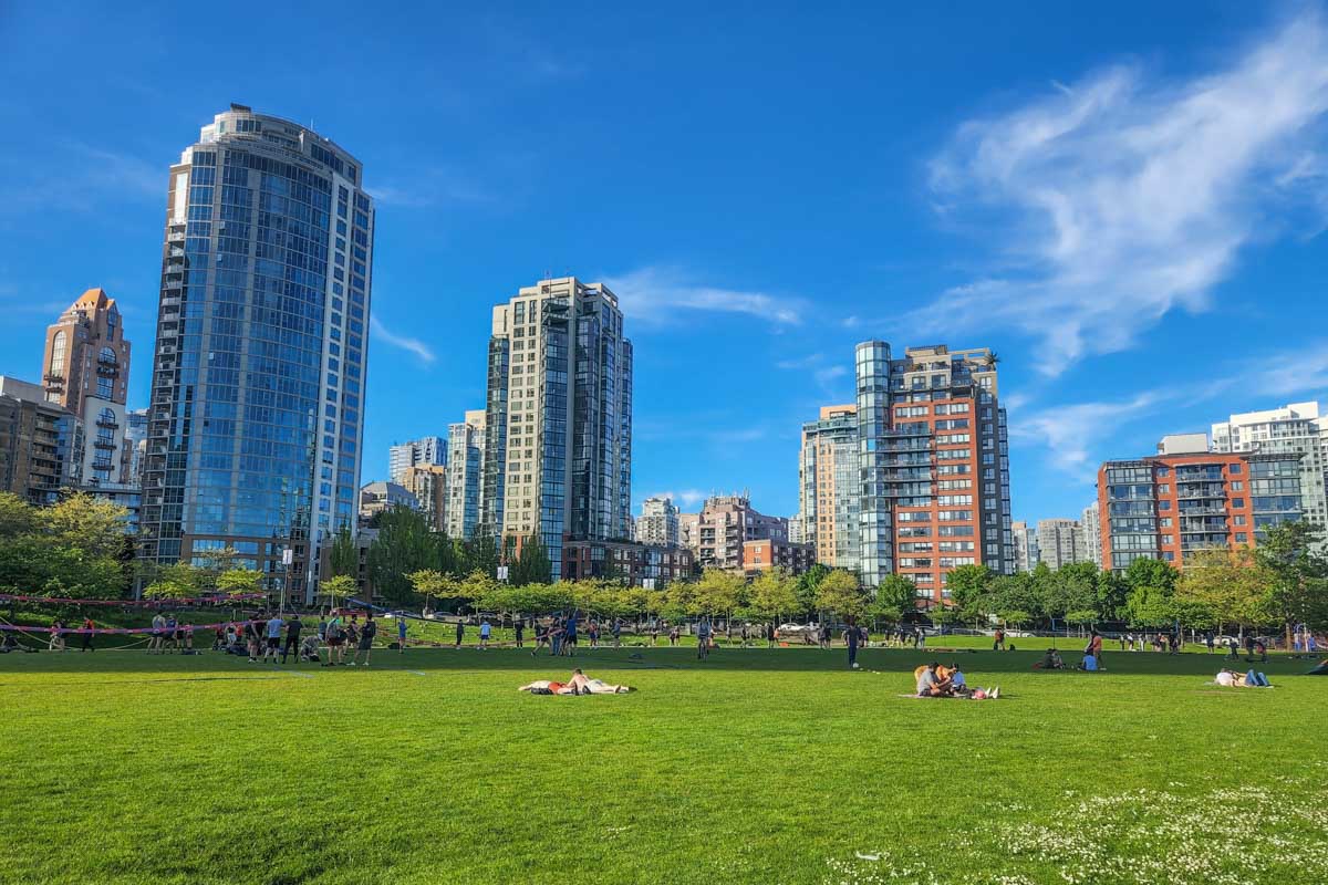 David Lam Park in Yaletown, Vancouver
