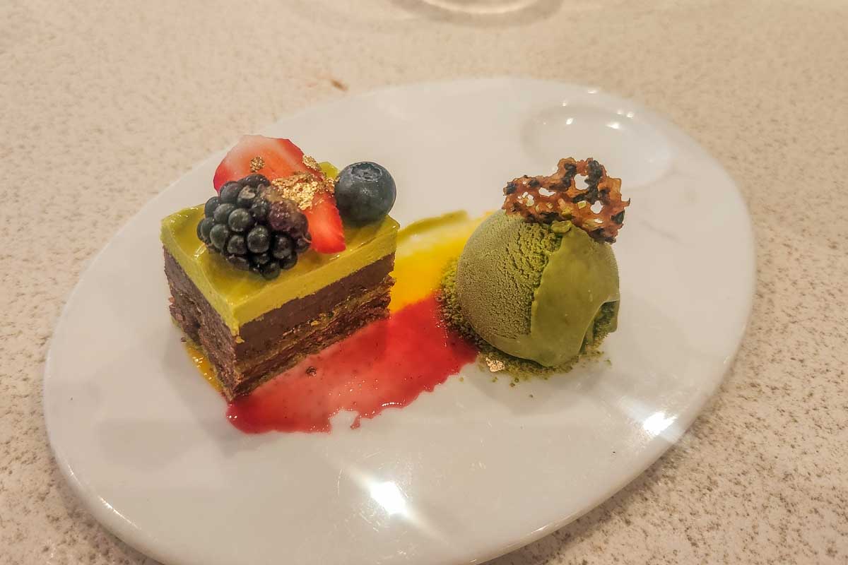 Dessert at Minami in Yaletown, Vancouver