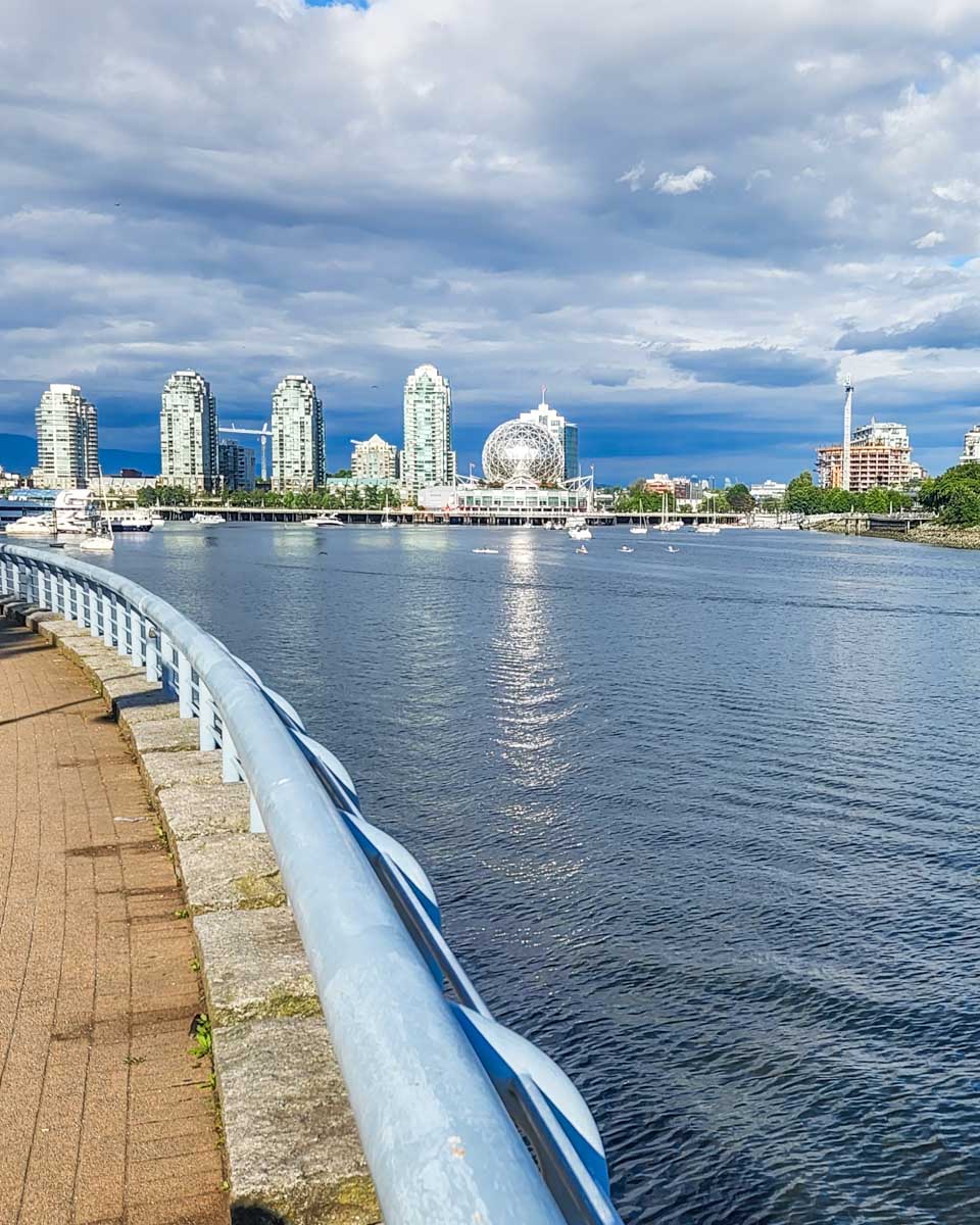 The Vancouver Seawall in Yaletown, Vancouver