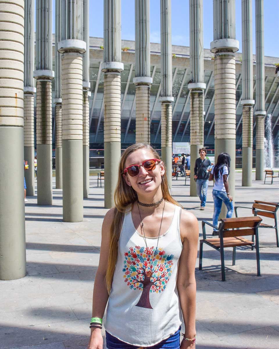 Bailey in the city of Medellin city free walking tour