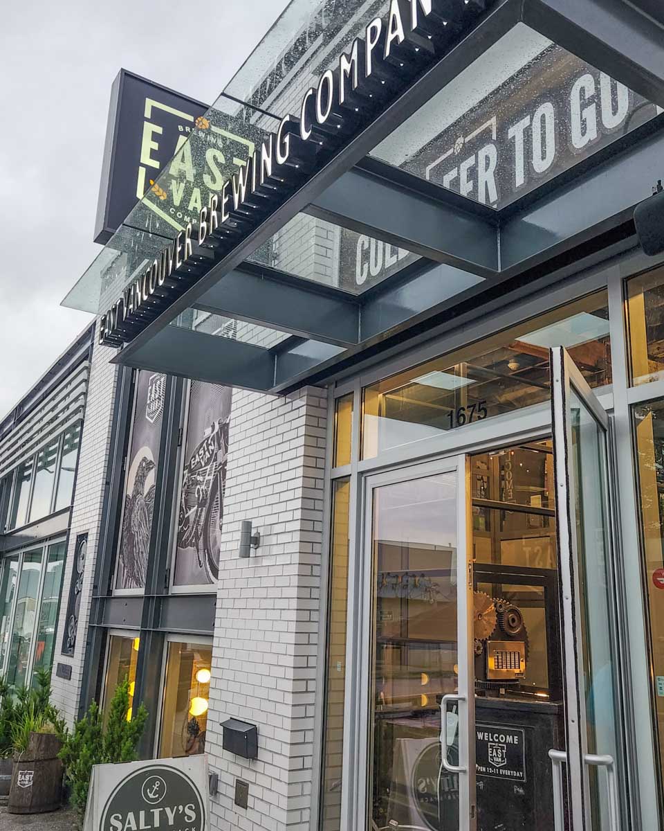 East Vancouver Brewing front entrance