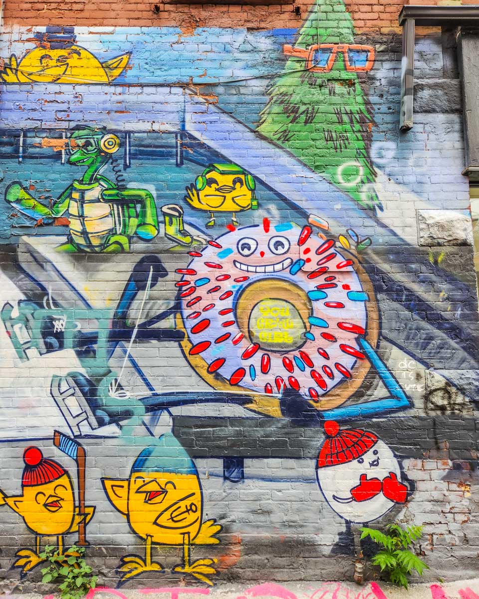 Graffiti Alley in Toronto