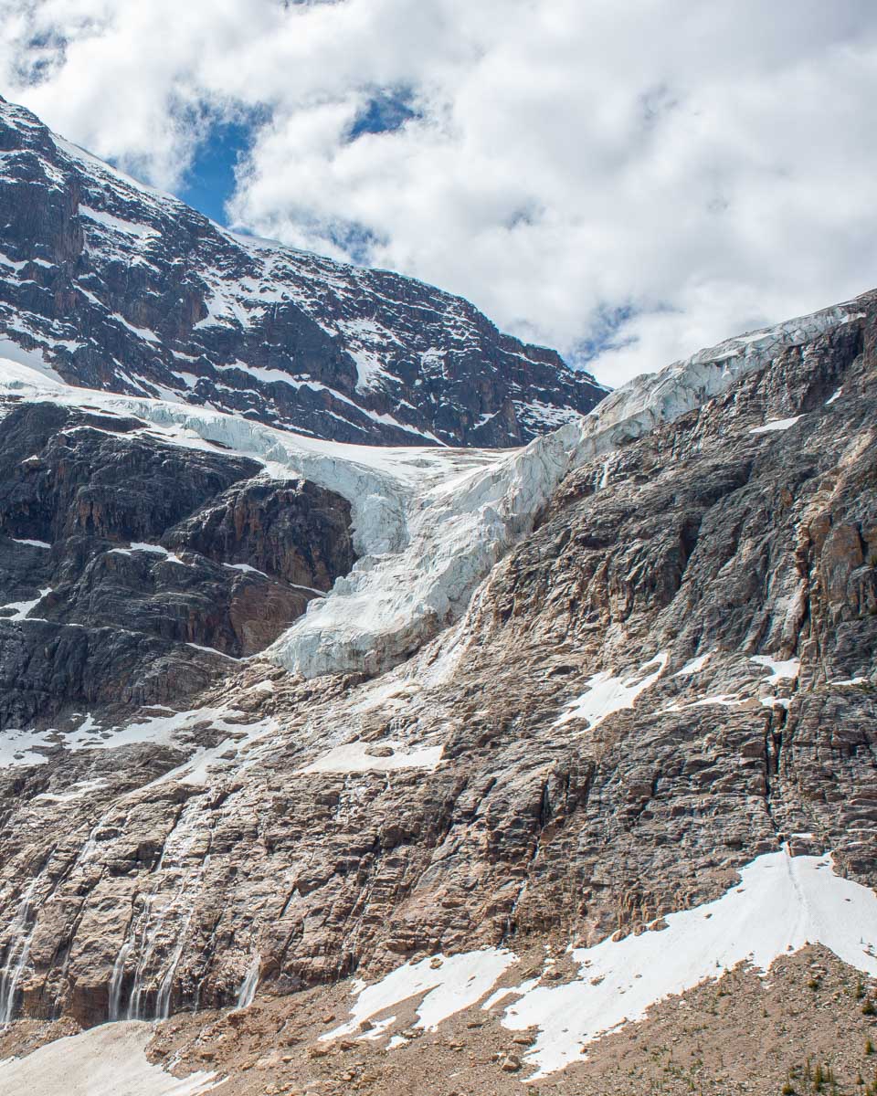 Mount Edith Cavell Glacier in Jasper National Park