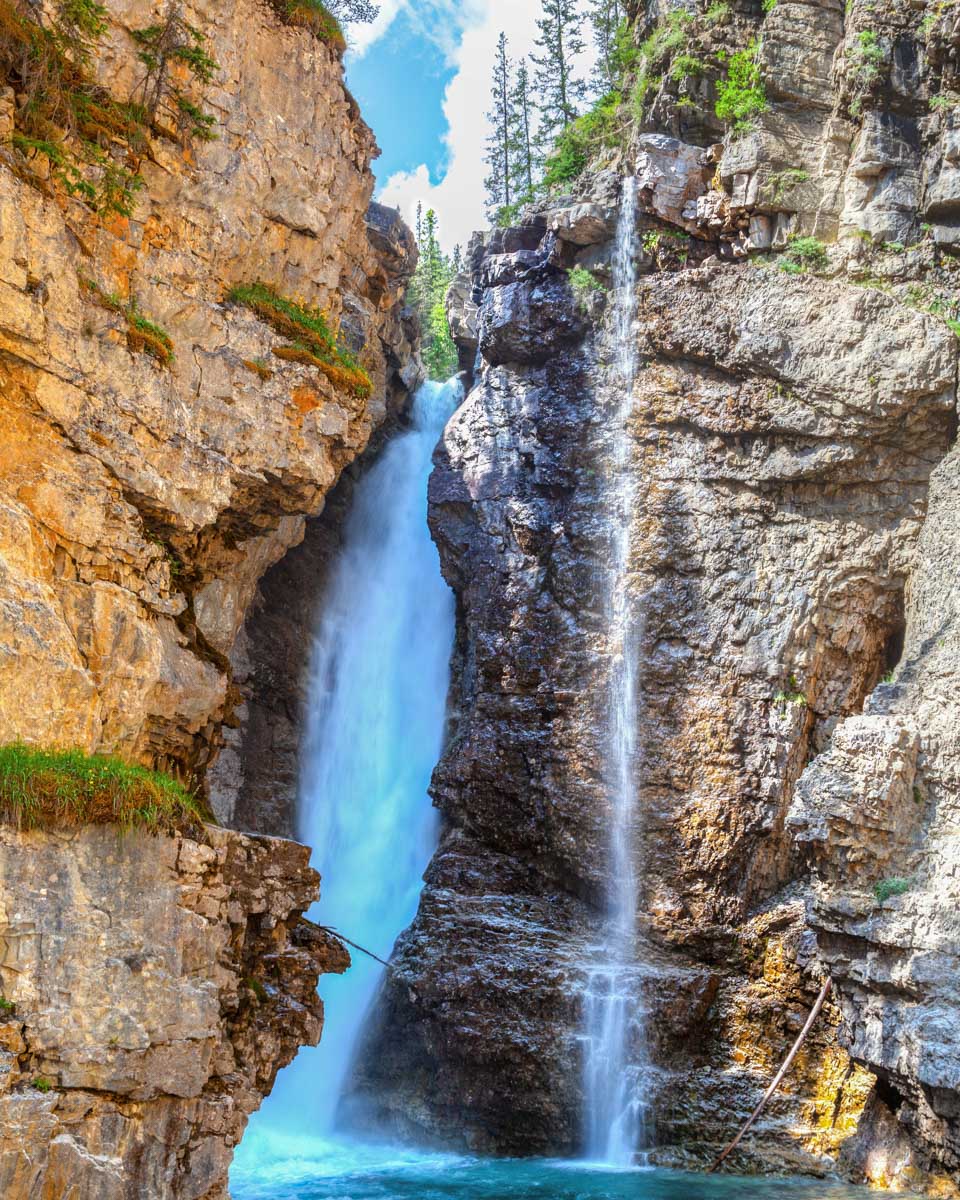 Upper Johnston Canyon Waterfall