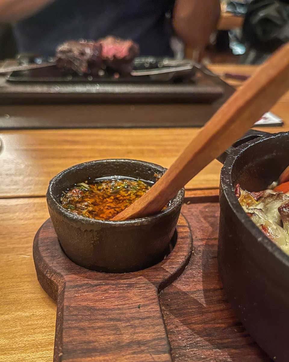 A salsa we tried at the Argentine Experience in Buenos Aires