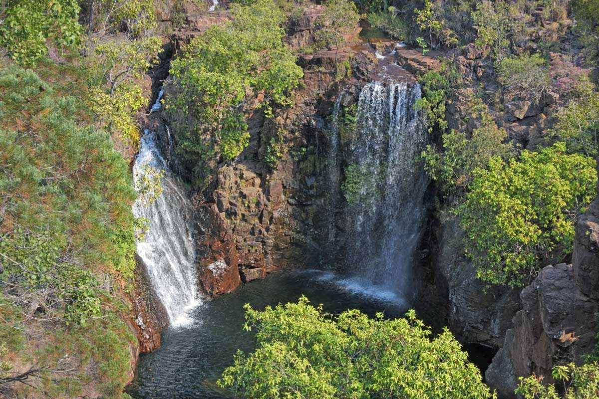 Birds eye view of Florence Falls