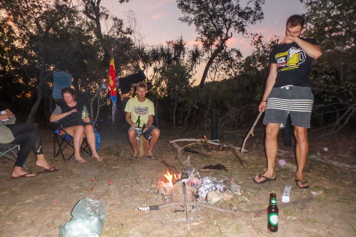 Camping at Wangi Falls Camping Area