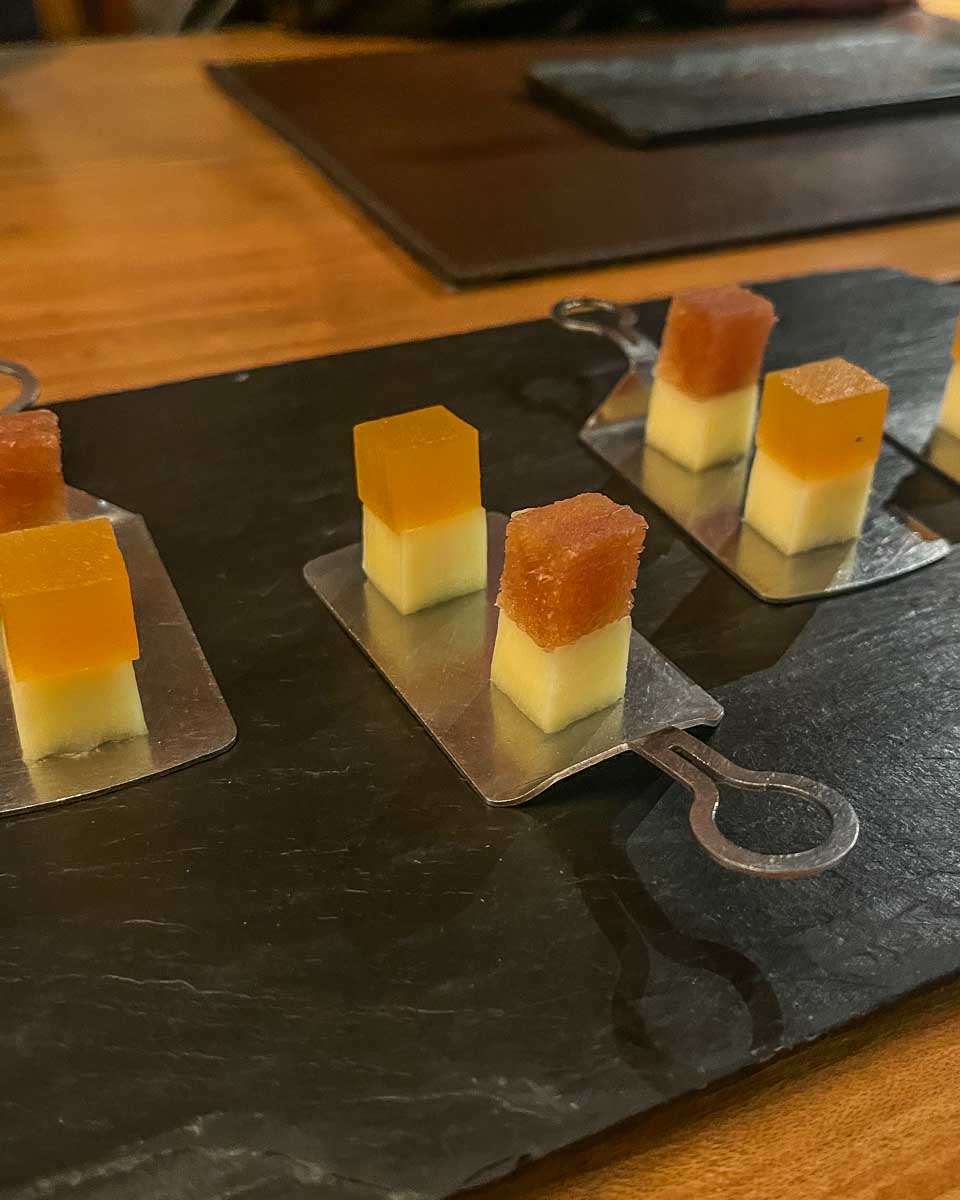 Delicate desserts at the Argentine Experience in Buenos Aires