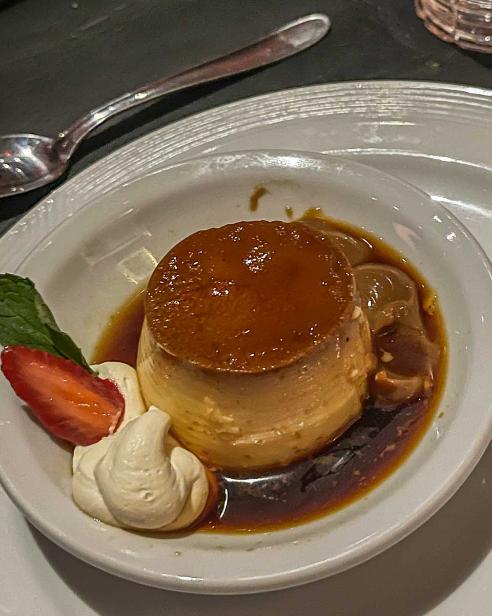 Dessert from our Tango show in Buenos Aires, Argentina