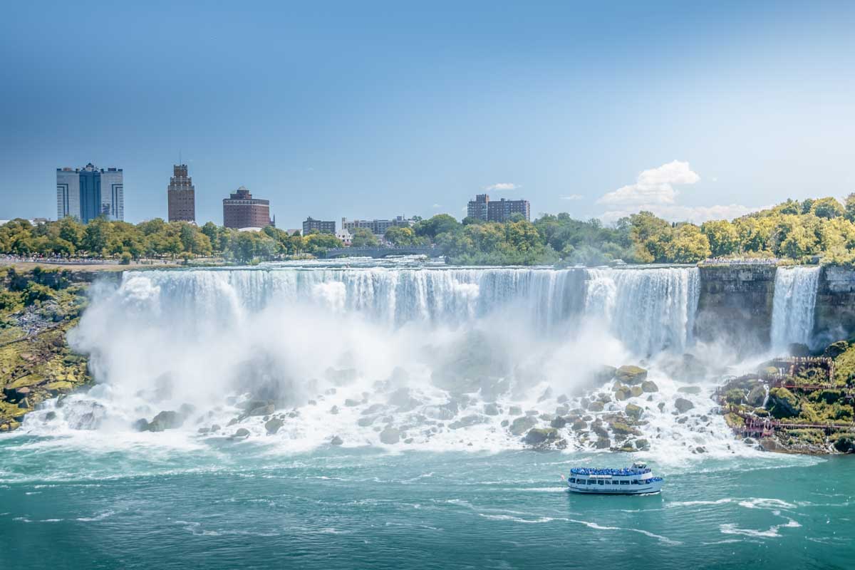 Niagara Falls as seen from Canada