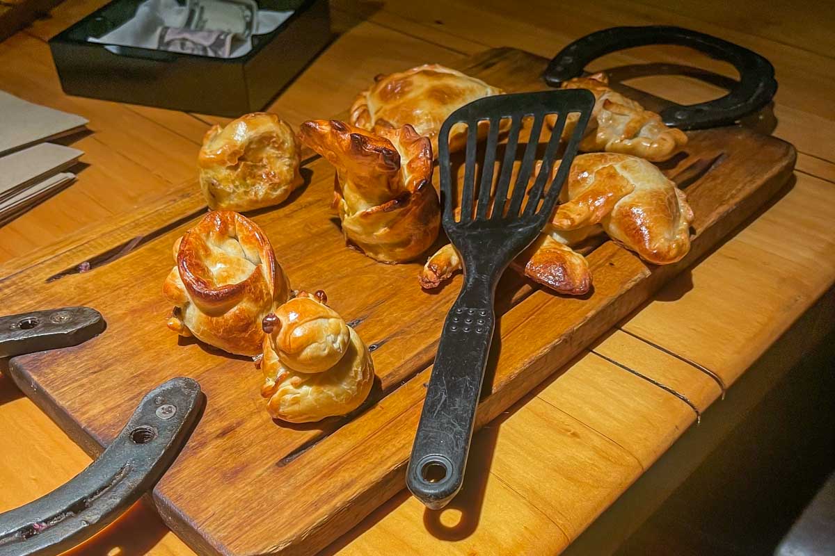 Pastries we tried at the Argentine Experience in Buenos Aires