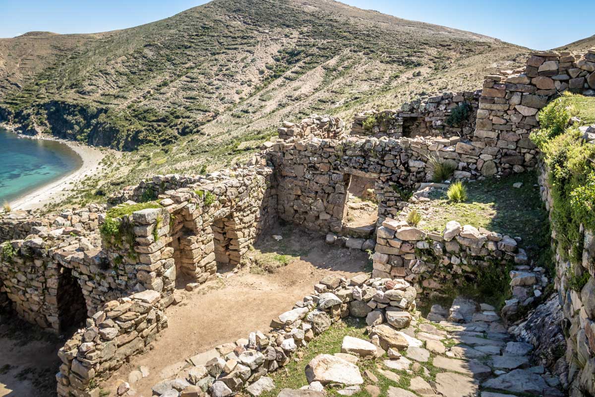 Ruins on Sun Island, Bolivia