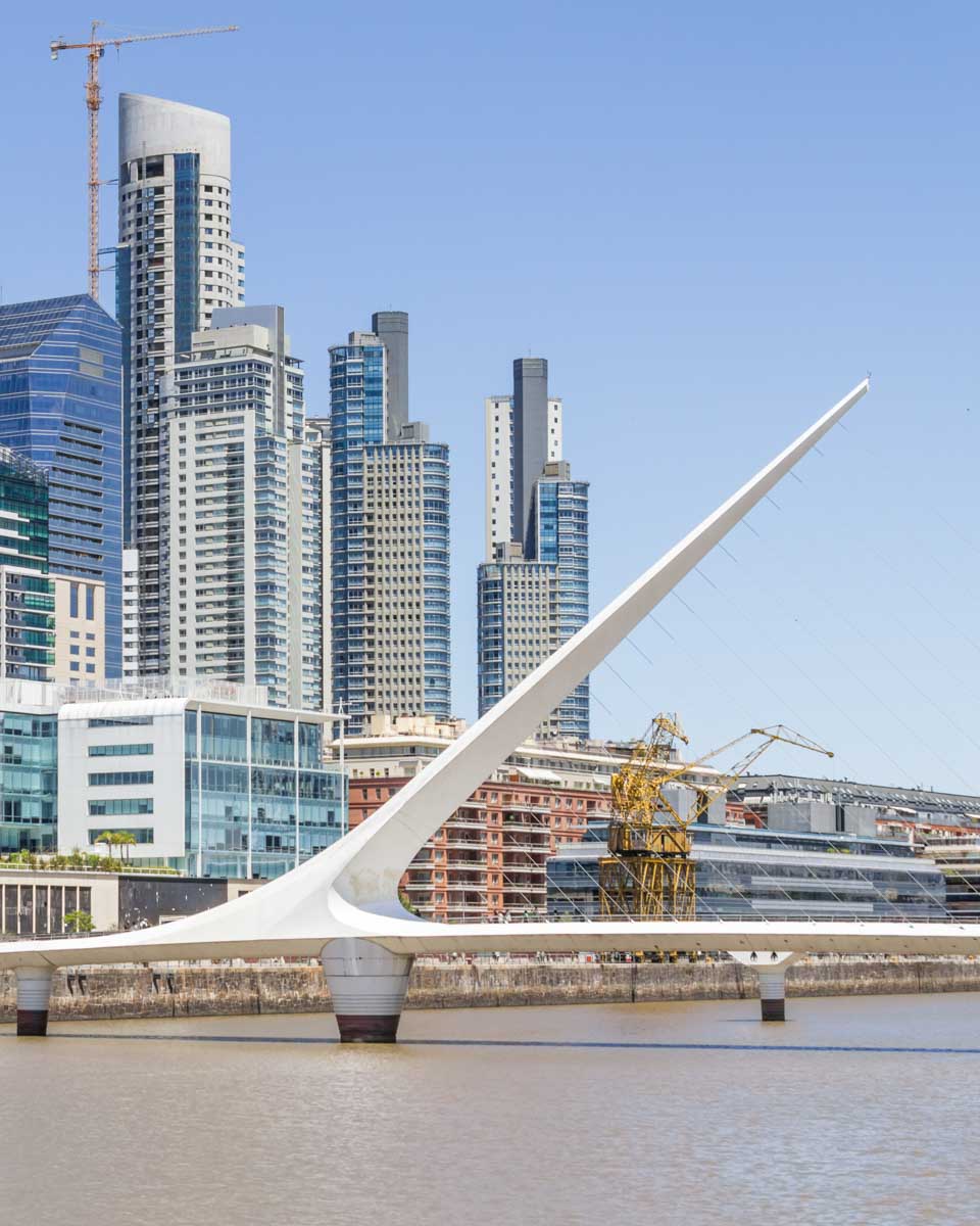 The Puente de la Mujer in Buenos Aires