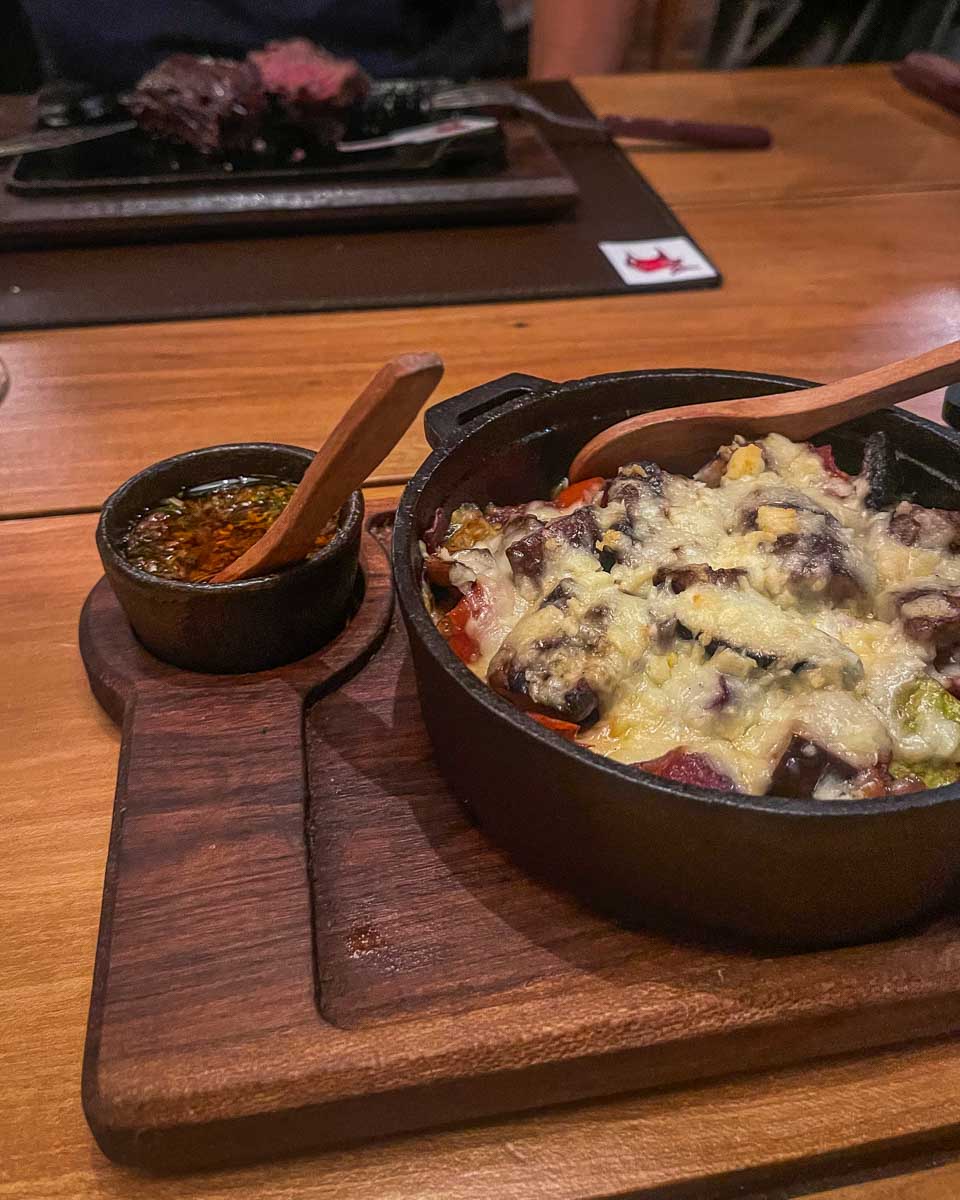 Yummy food at the Argentine Experience in Buenos Aires