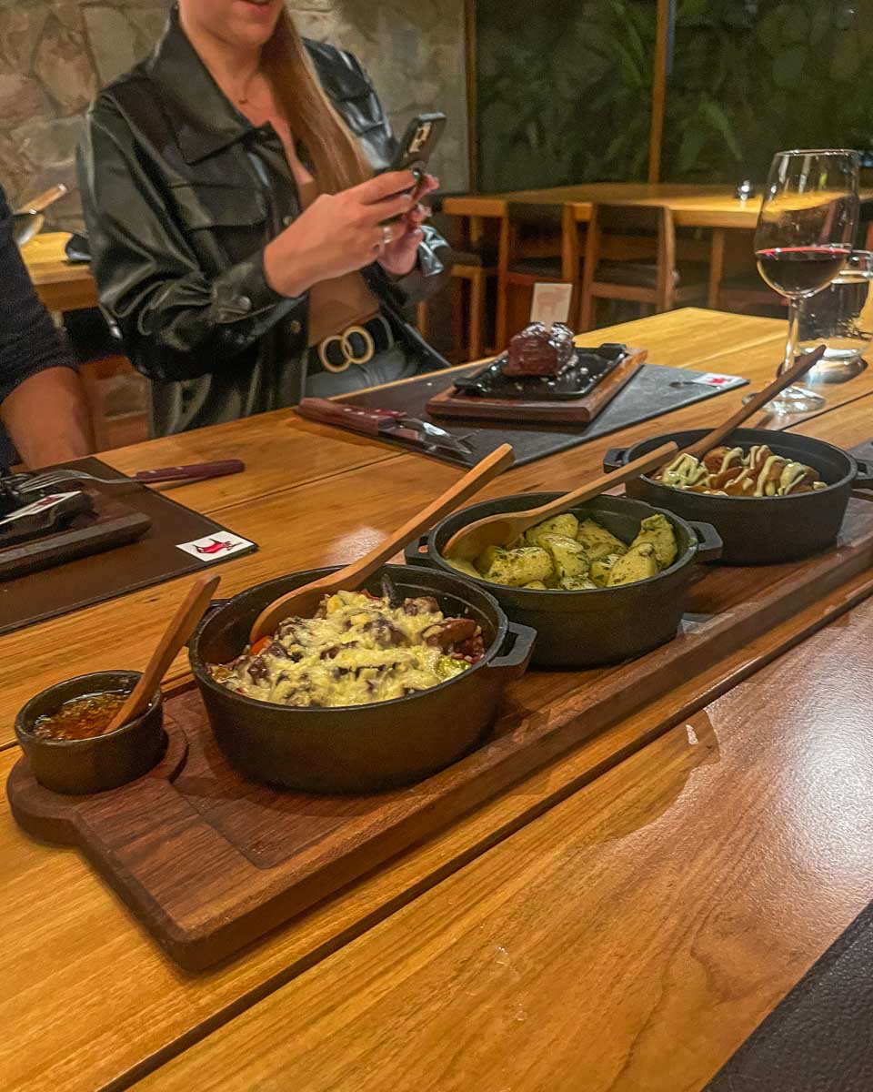potatoe dishes at the Argentine Experience in Buenos Aires (2)