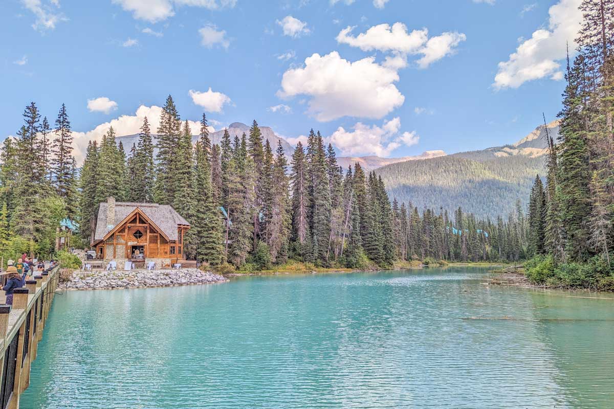Emerald Lake Lodge with views of Emerald Lake in Yoho National Park